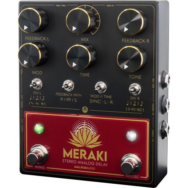 Walrus Audio Meraki Red Stereo Delay