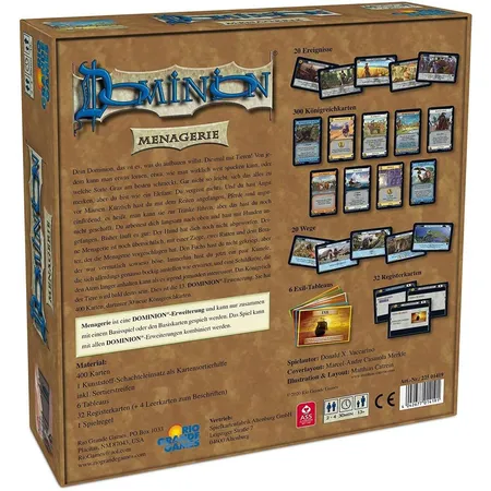 Rio Grande Games Dominion: Menagerie [Erweiterung]