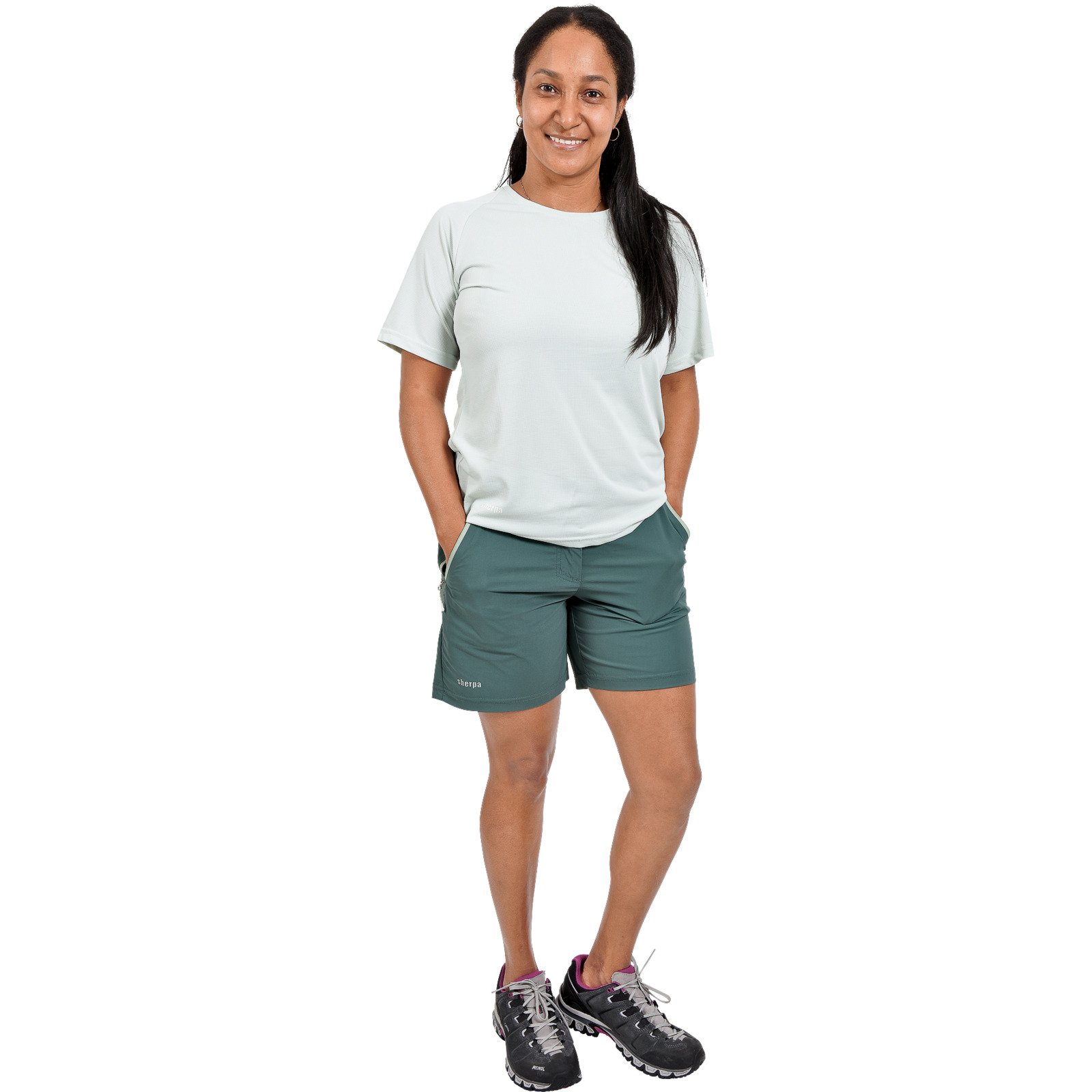 Sherpa Damen-T-Shirt Syange M, hellblau