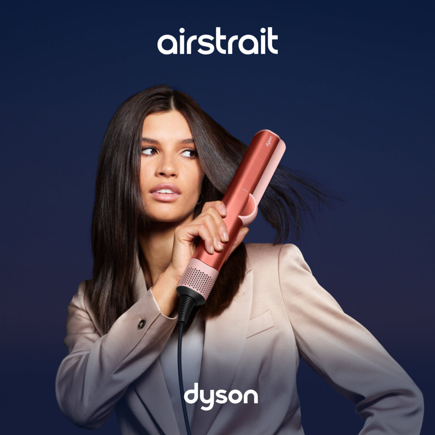 Dyson Haarglätter Airstrait Strawberry Bronze und Rosé