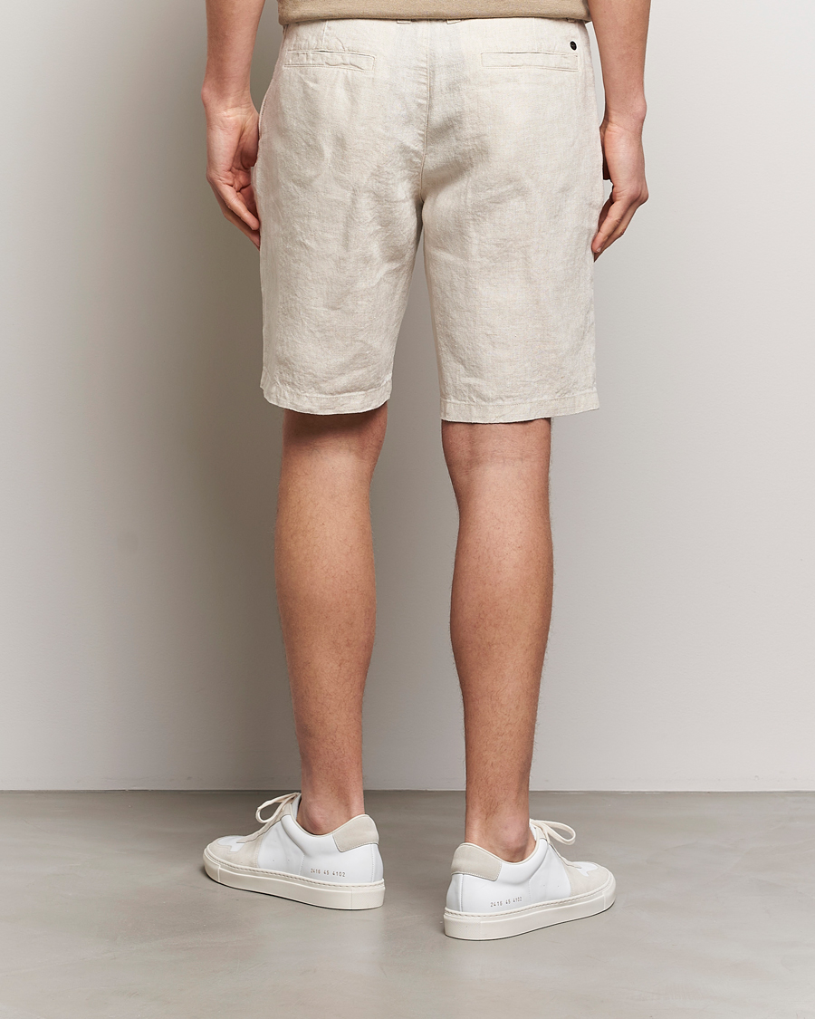 NN07 Crown Linen Shorts Oat