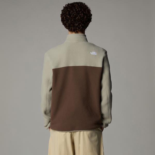 Sweat polaire THE NORTH FACE YUMIORI 1/4 ZIP SMOKEY BROWN/CLAY GREY/SUMMIT GOLD
