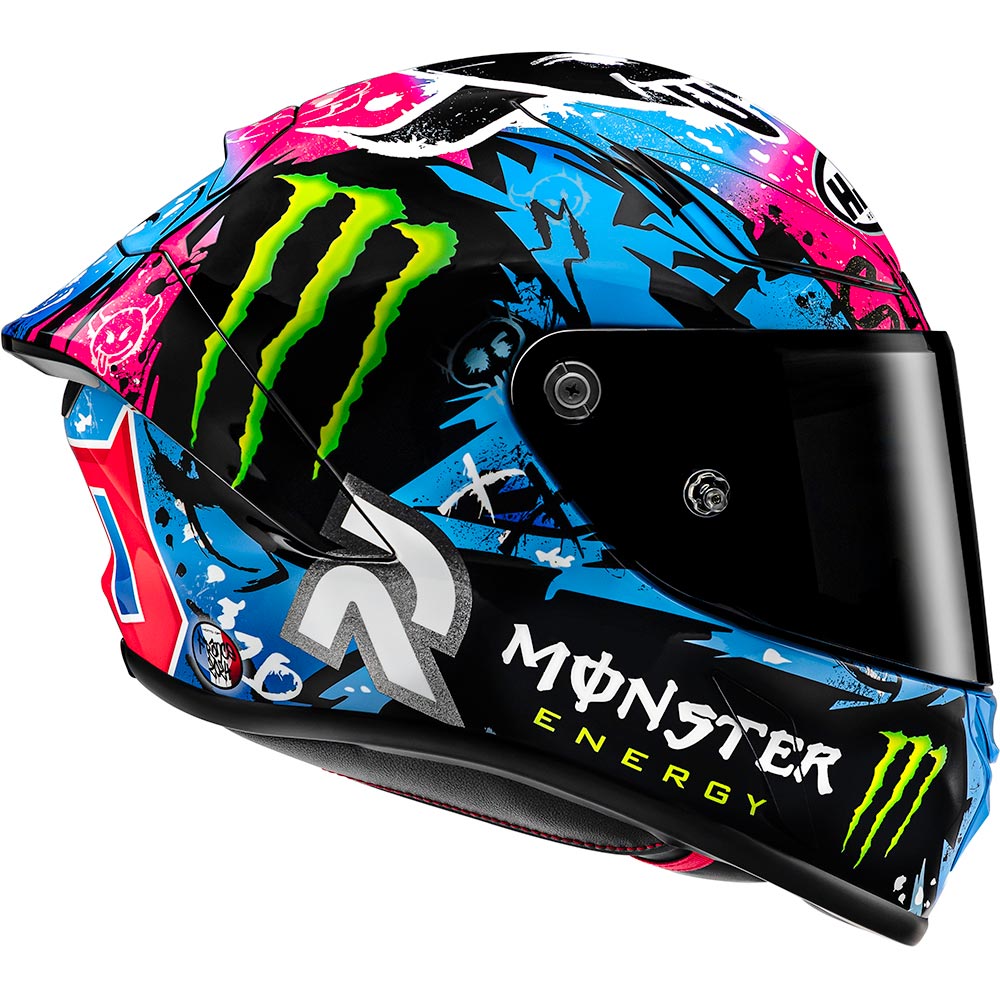 HJC - Casque RPHA 1 Quartararo Le Mans SP MC28 / Turquoise / Noir / Rose
