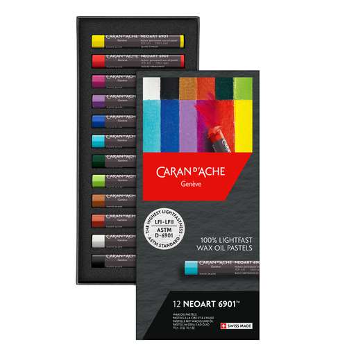 CARAN d'ACHE® NEOART™ 6901 wasserfeste Wachs- und Ölpastellkreiden-Sets