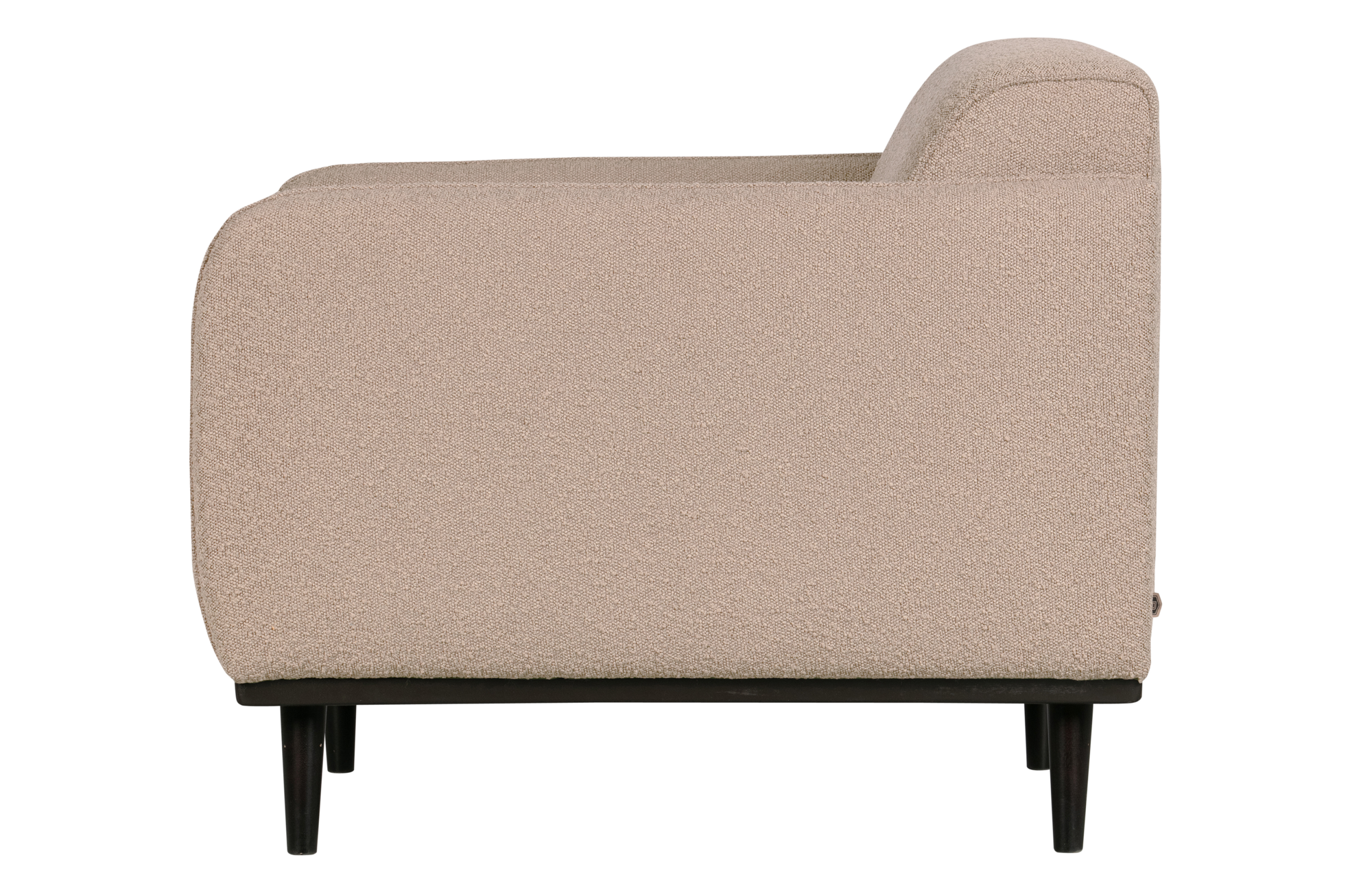 BePureHome fauteuil Statement met arm bouclé Fauteuil Statement met arm Bouclé - Beige