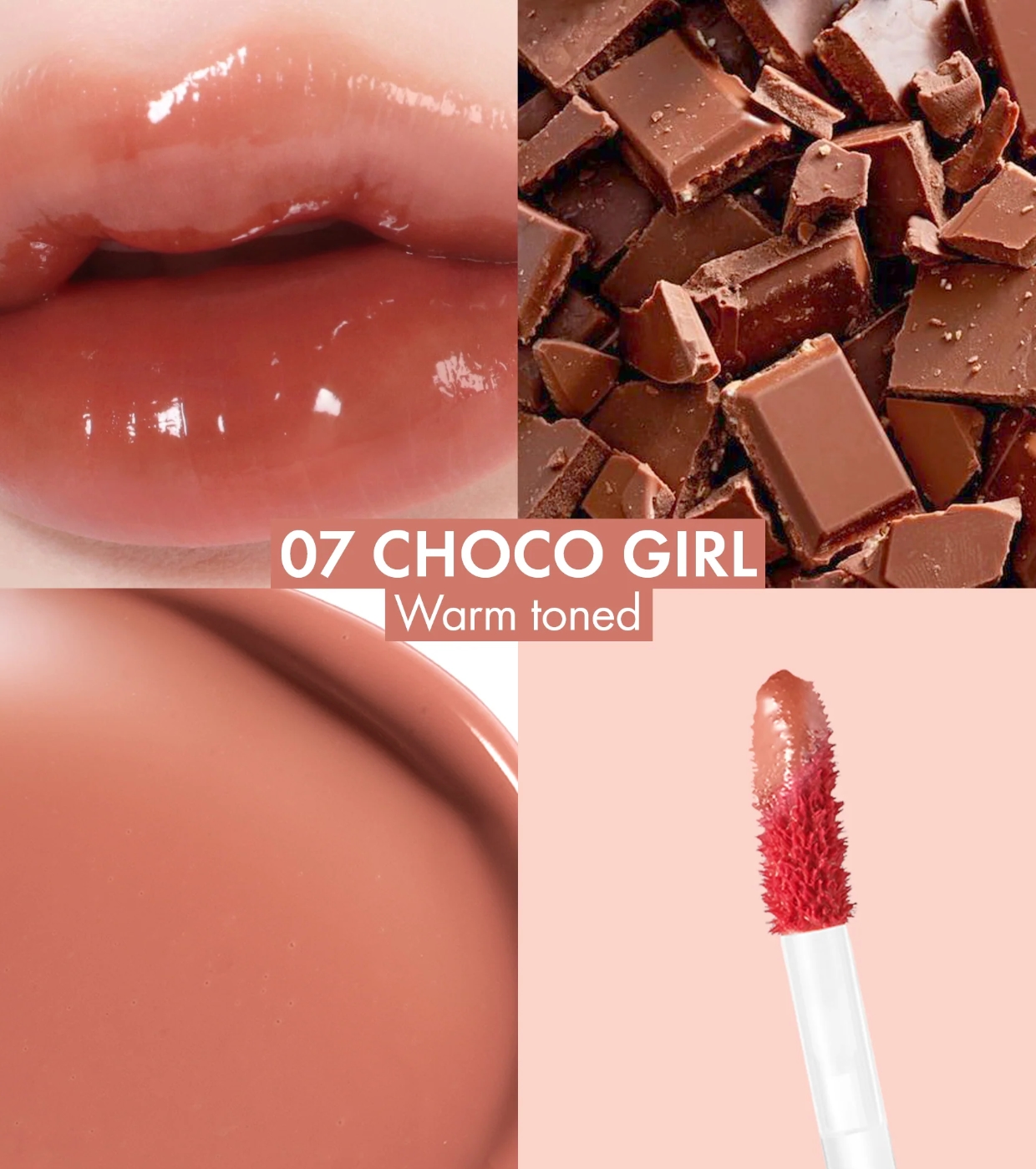 Amuse - Lip Tint Bebe Tint - 07: Choco Girl