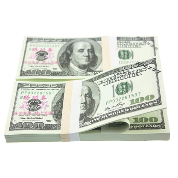 Lekepenger - 100 Amerikanske dollar (100 sedler)