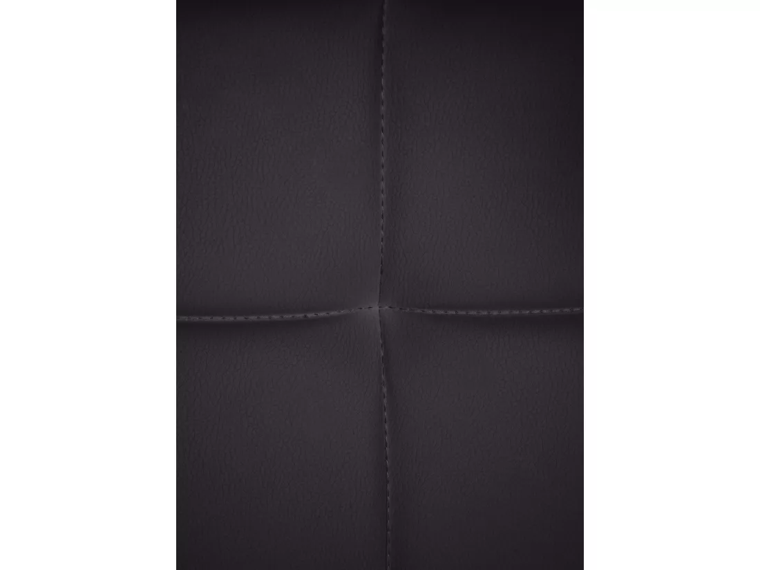 Chaise gondole - Similicuir & Métal noir mat - Noir - Canada B