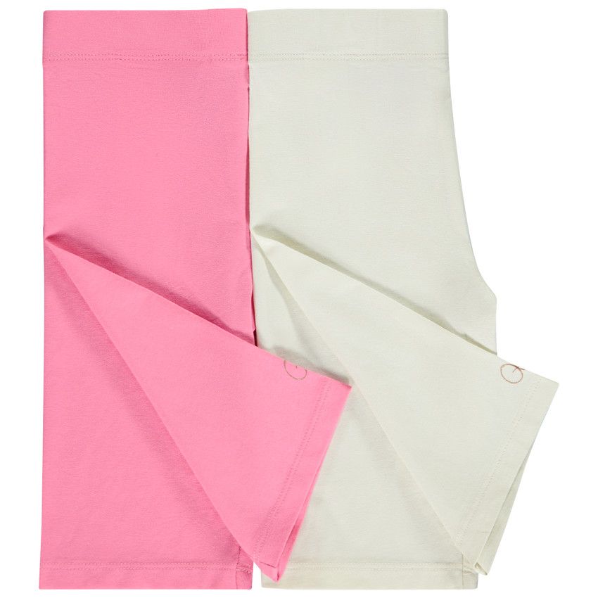 Lot de 2 cyclistes unis pour fille - Multicolore