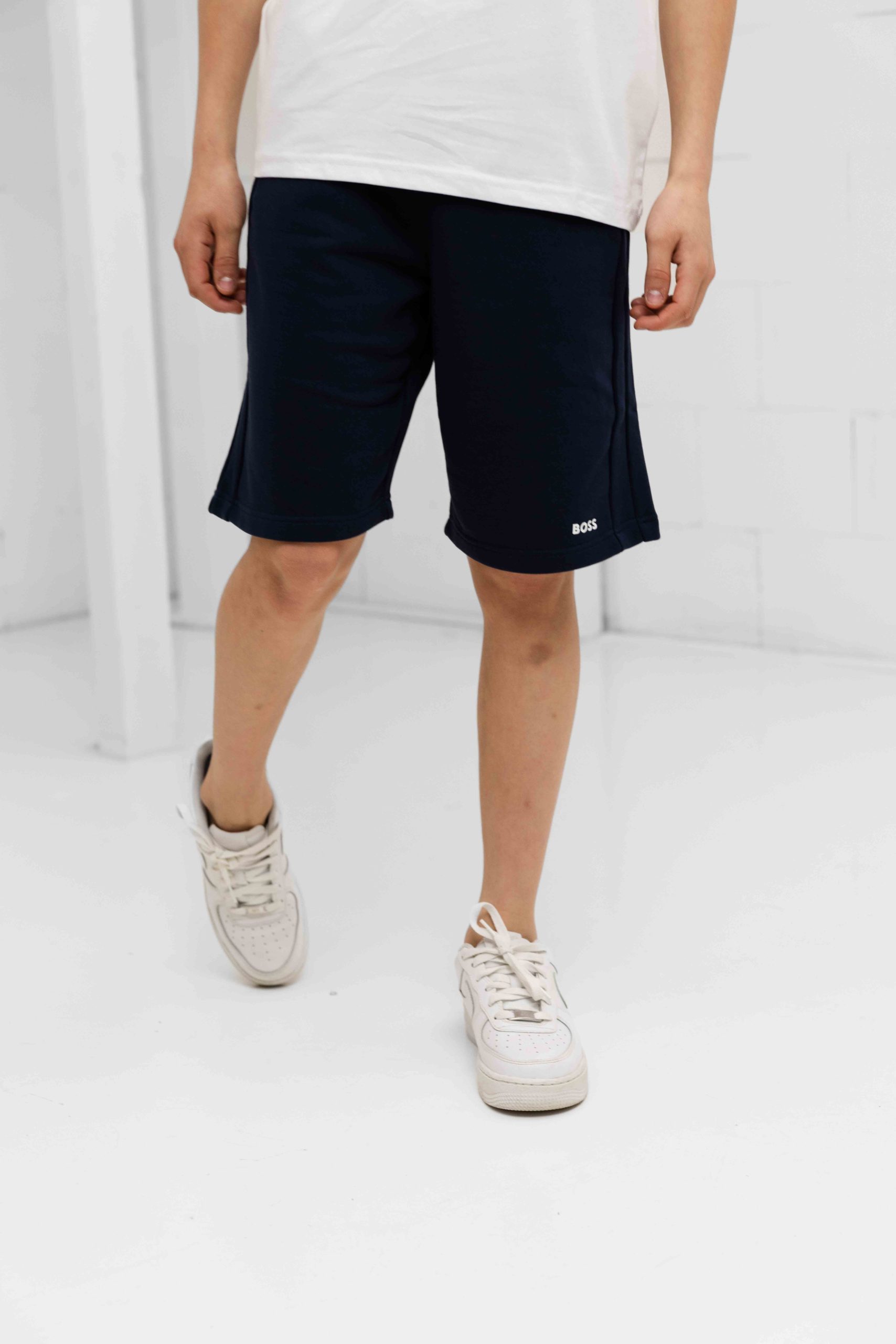 Hugo Boss Logo Korte Broek Kids Donkerblauw