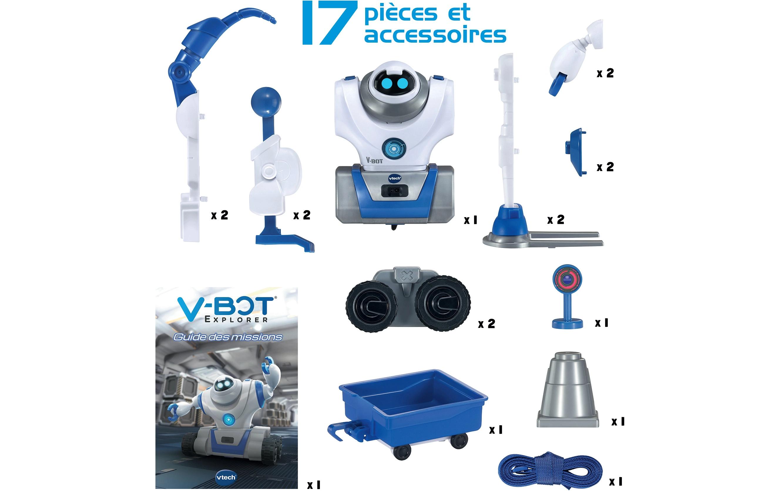 Roboter V-Bot 5 en 1 -FR-Motorisierter Roboter mit verschiedenen Bewegungen