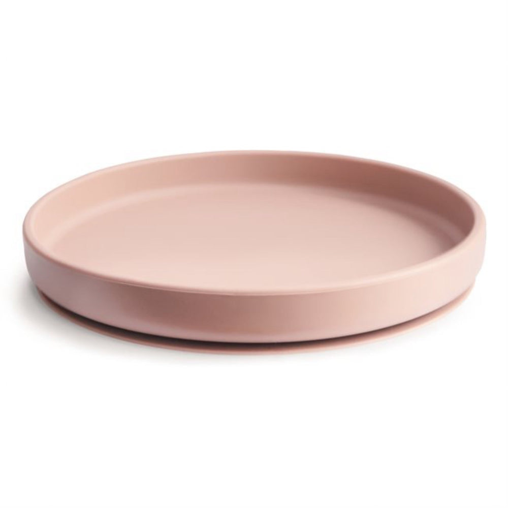 Køb Mushie Blush Classic Silikone Tallerken