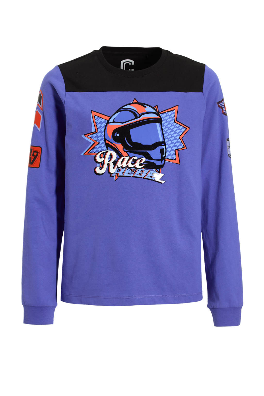 Coolcat Longsleeve T-shirt Trista met Race Rebel Print