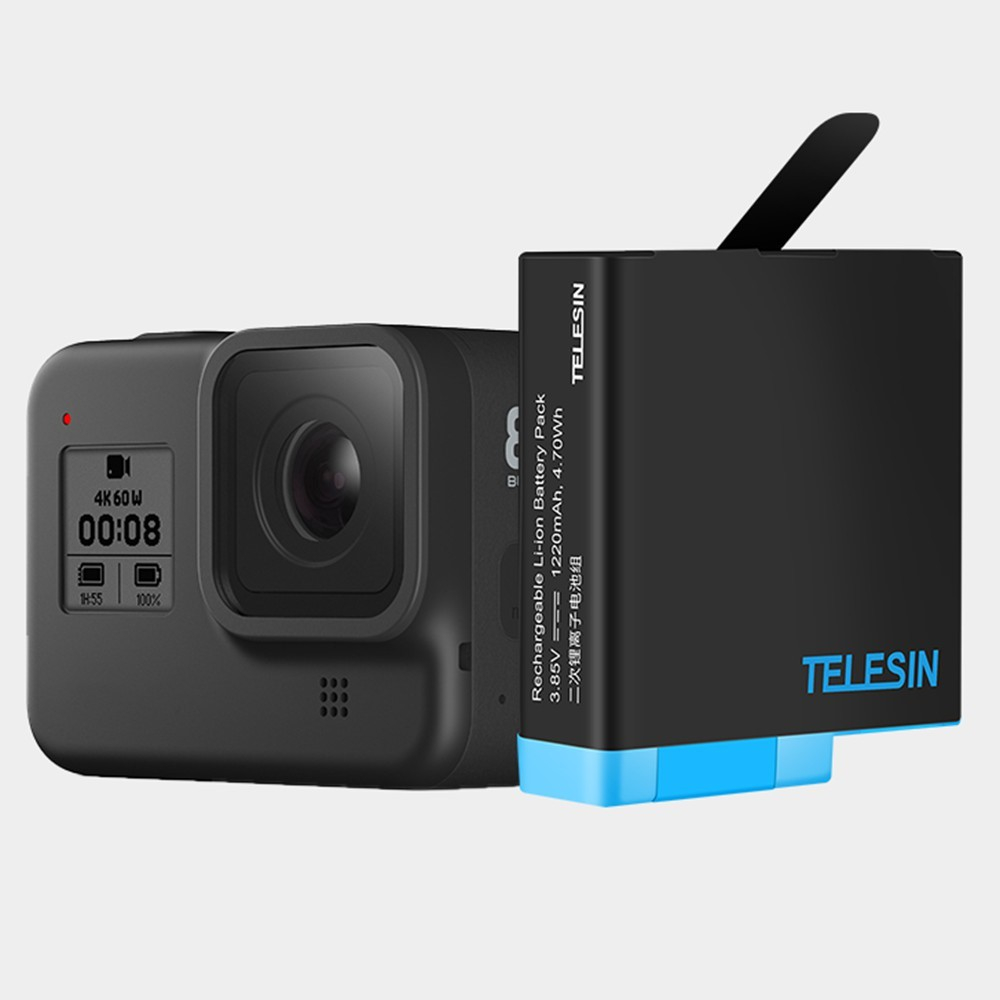GoPro Hero 8 Black / 7 Black / 6 Black / Hero 5 Black Akku 3.85V / 1220mAh (AHDBT-801)