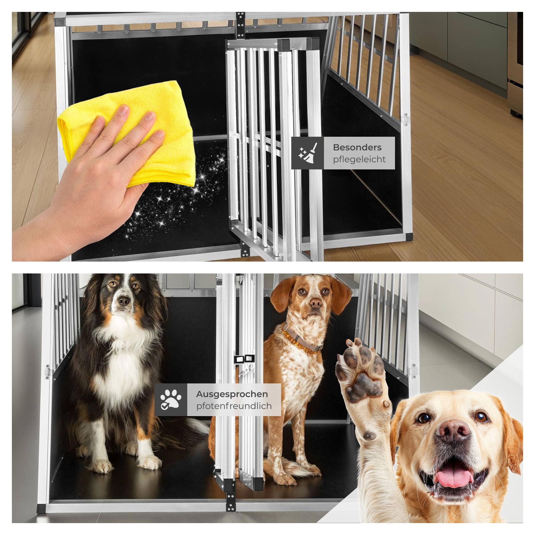 Hundetransportbox doppel