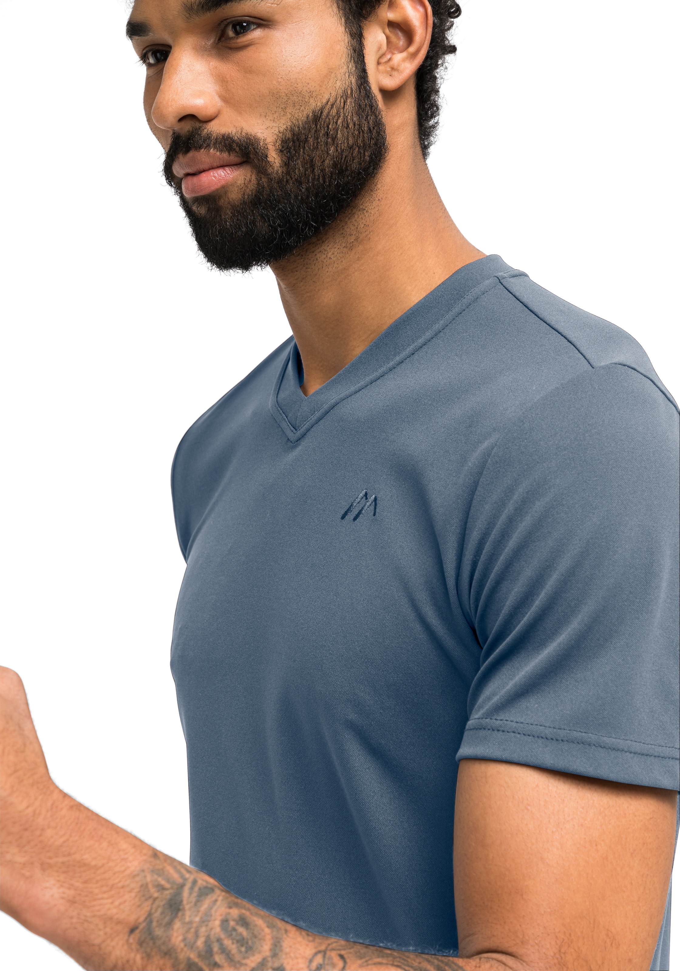 Maier Sports Funktionsshirt »Wali«, Herren T-Shirt, schnelltrocknendes Freizeitshirt, Regular Fit