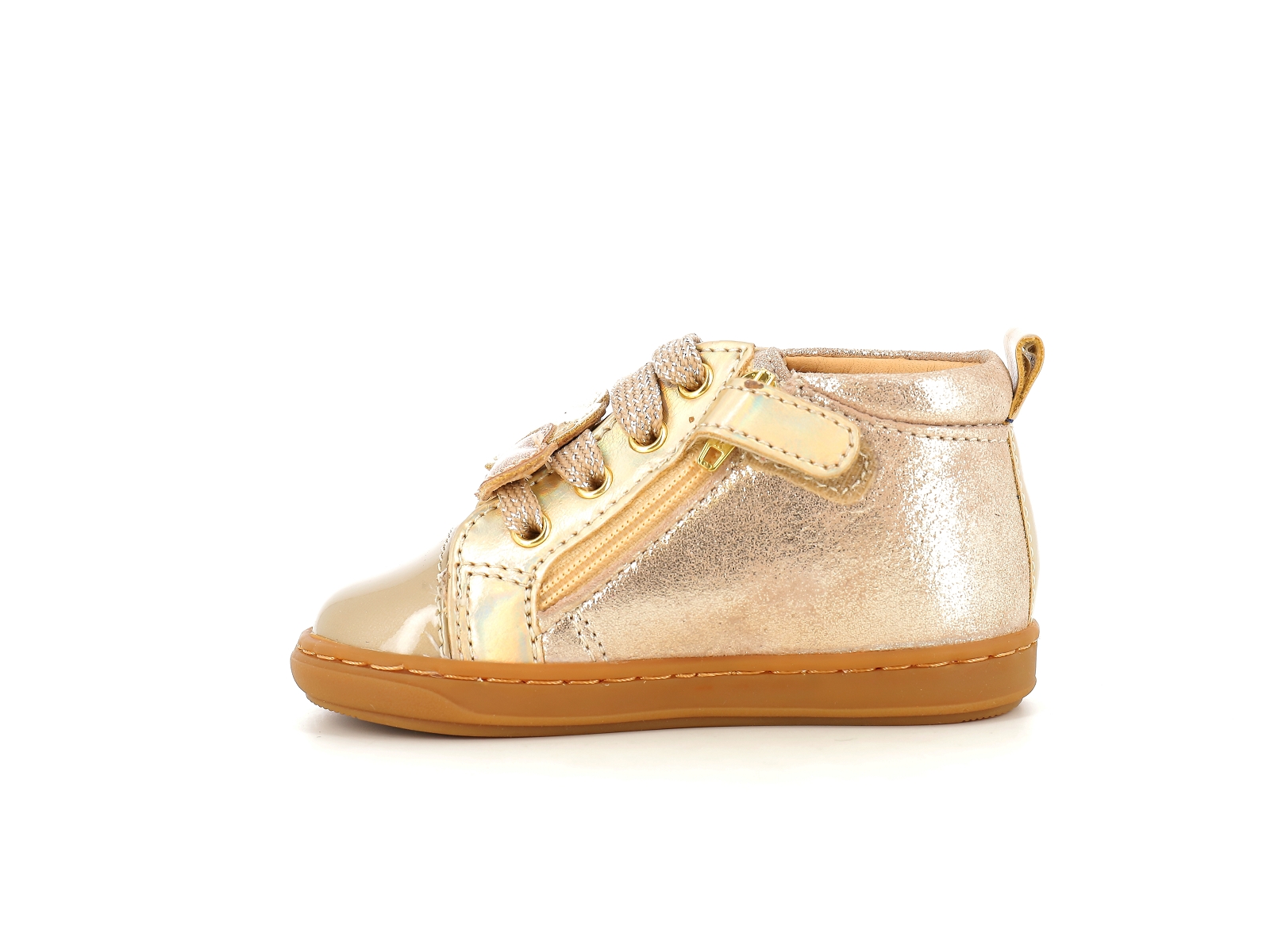 Shoopom-BOUBA HEART Cuir Platine