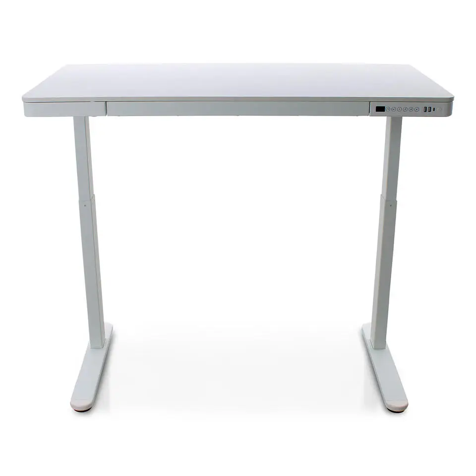 Home Office - Elektrisch verstelbaar zit-sta bureau - Wit - 120 x 60