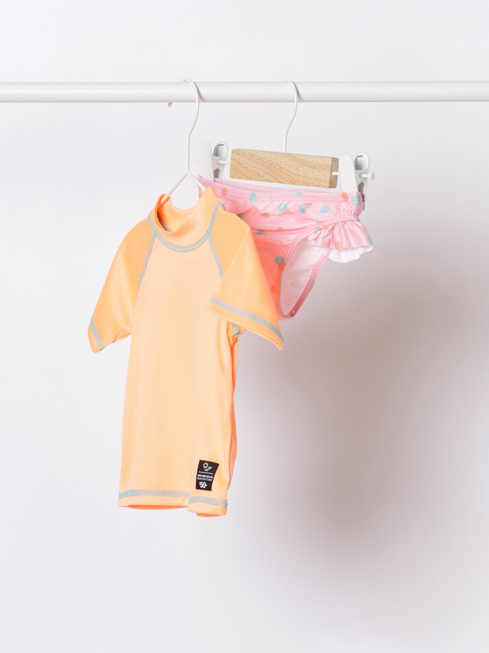 Conjunto de biquíni e top de biquíni - Laranja Queimado