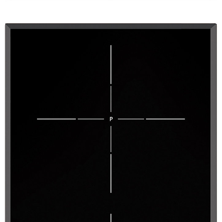 Plaque de cuisson à induction 2 foyers Universel L. 30 cm SI5322B Smeg noir