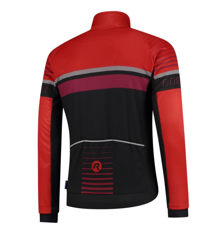 Rogelli Hero Cykeljakke - Sort / Rød