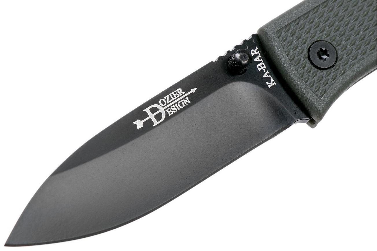 KA-BAR Dozier Thumb Notch groen 4065
