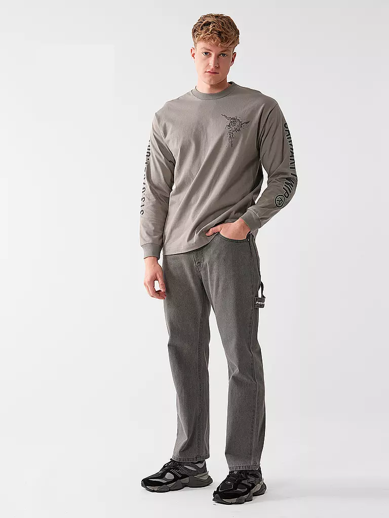 CARHARTT WIP Langarmshirt  grau