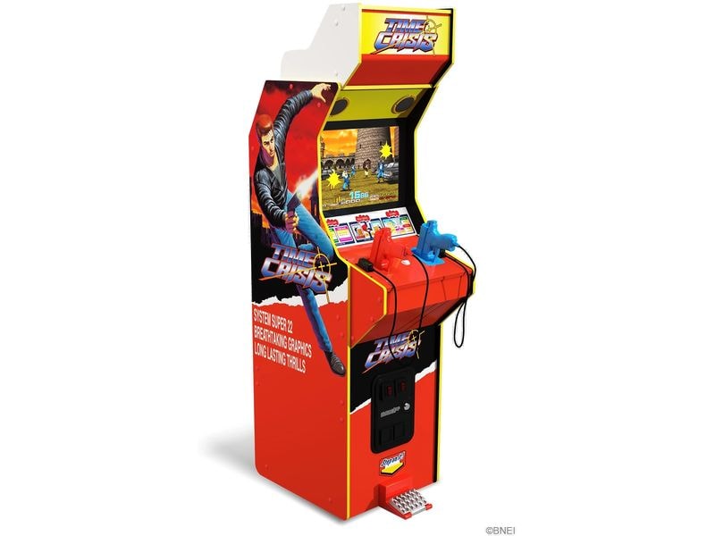Arcade1Up Arcade-Automat Time Crisis Deluxe Spielautomat mit 4 Spielen aus der Bandai Namco Serie