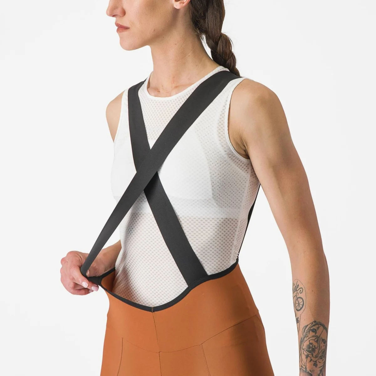 Castelli Espresso W DT Bibshorts til Kvinder i Mocha