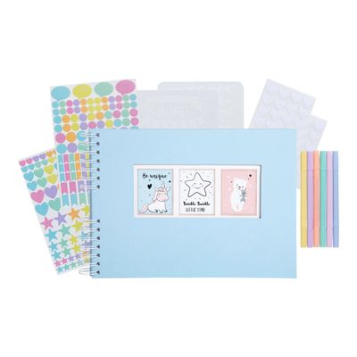 Exacompta ScrapAddict - Kit scrapbook - bleu pastel