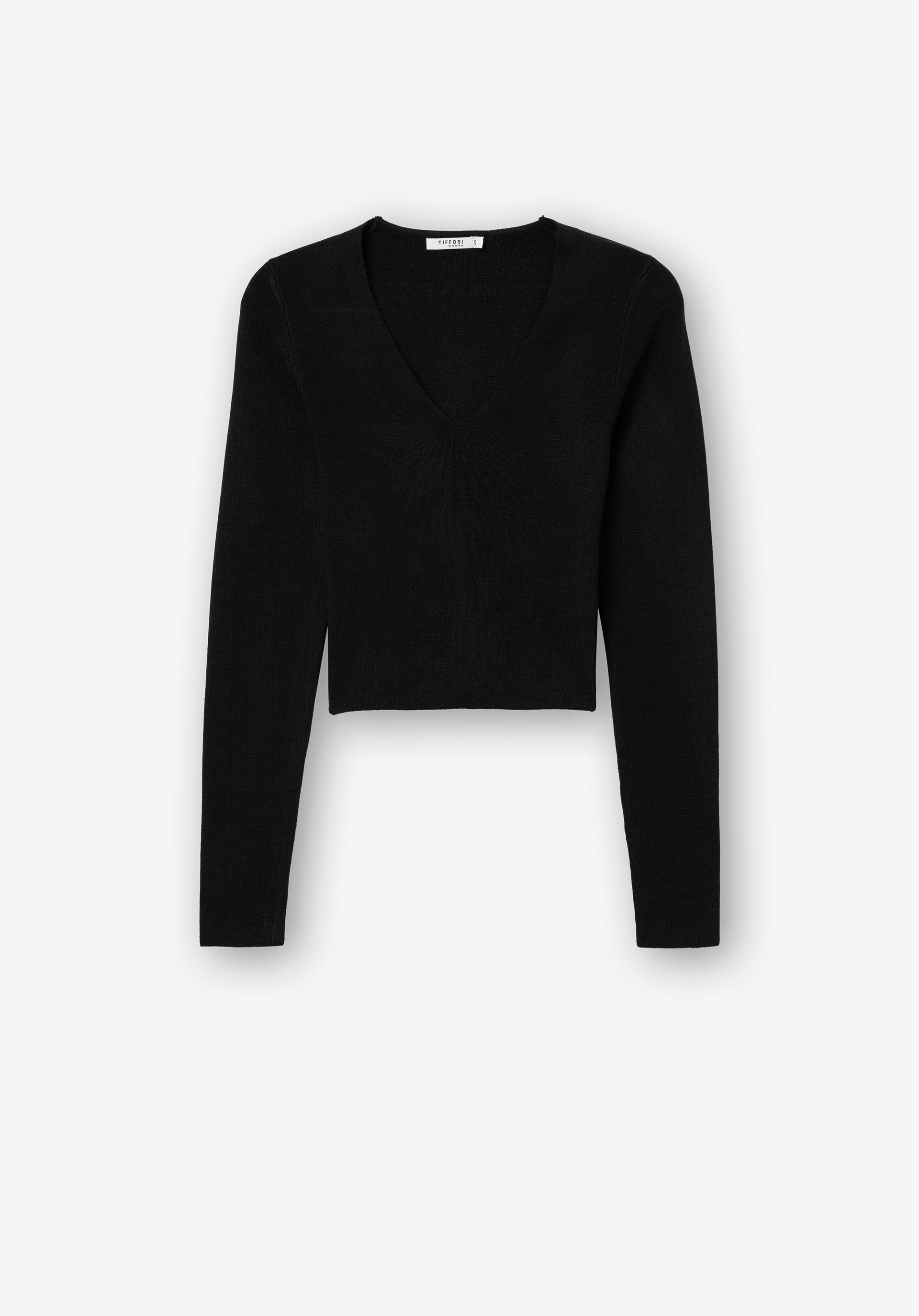 Camisola de Malha Cropped