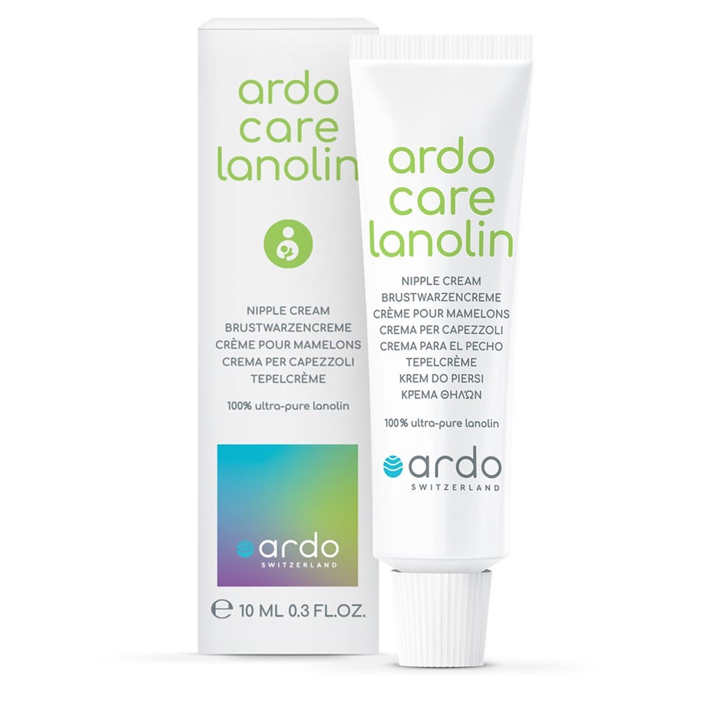 ARDO CARE LANOLIN Brustwarzencreme Creme deutsch/französisch/italienisch/niederländisch/englisch Tb 10 ml