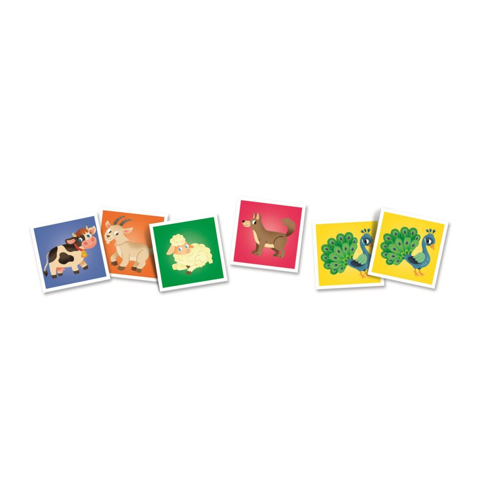 Clementoni Memory Pocket Farm Animals