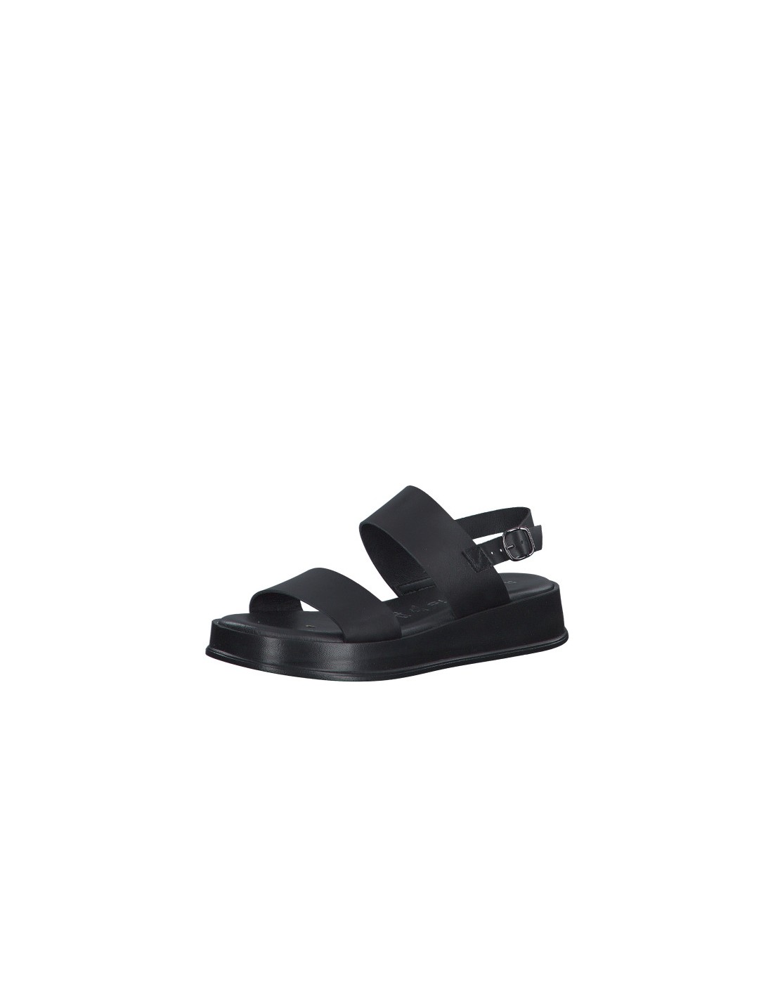 tamaris Sandales Compensées femme 28238-20 001 Cuir noir