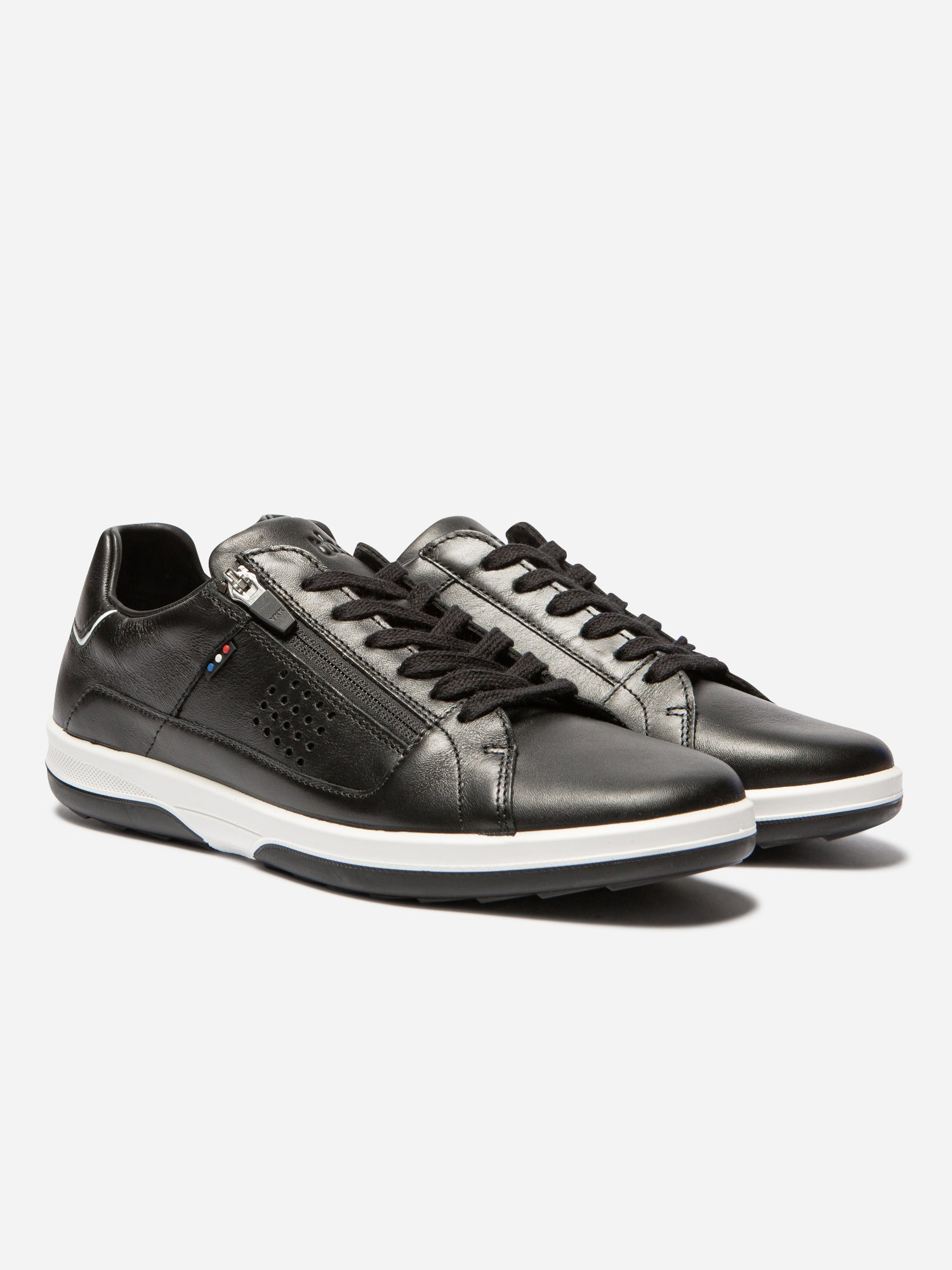 Baskets en cuir Noir