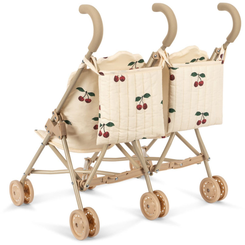 Køb Konges Sløjd Ma Grande Cerise Twin Dukke Stroller