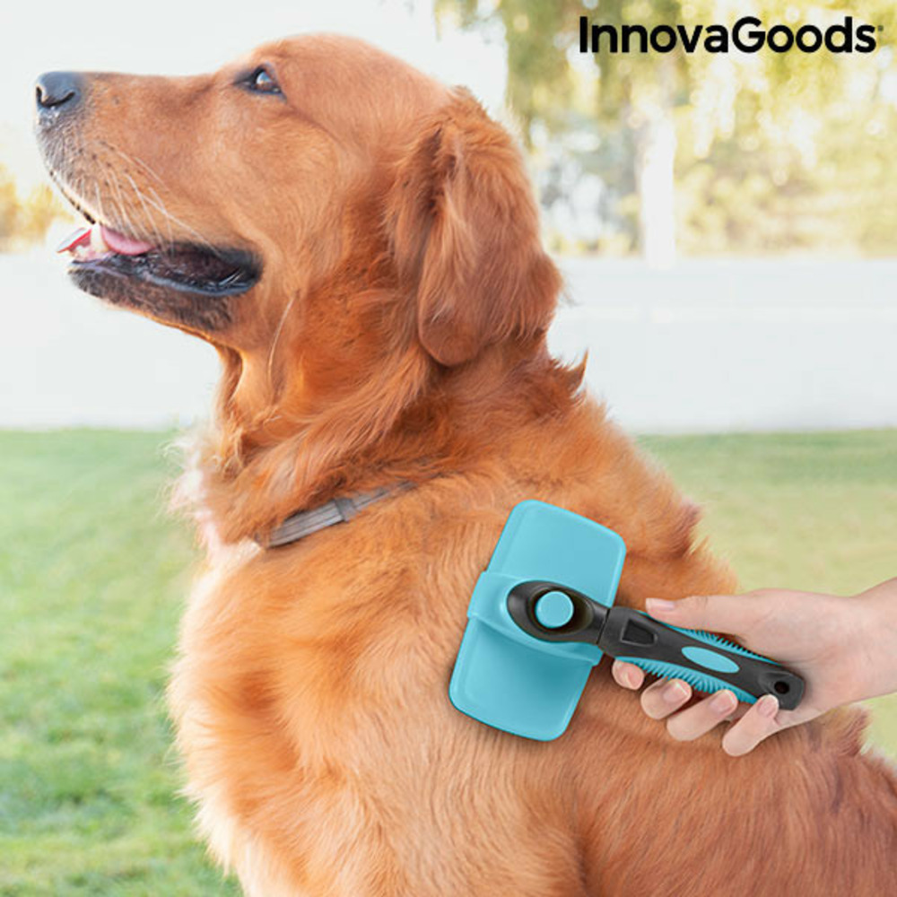 Brosse pour animaux de compagnie avec dents rétractables groombot