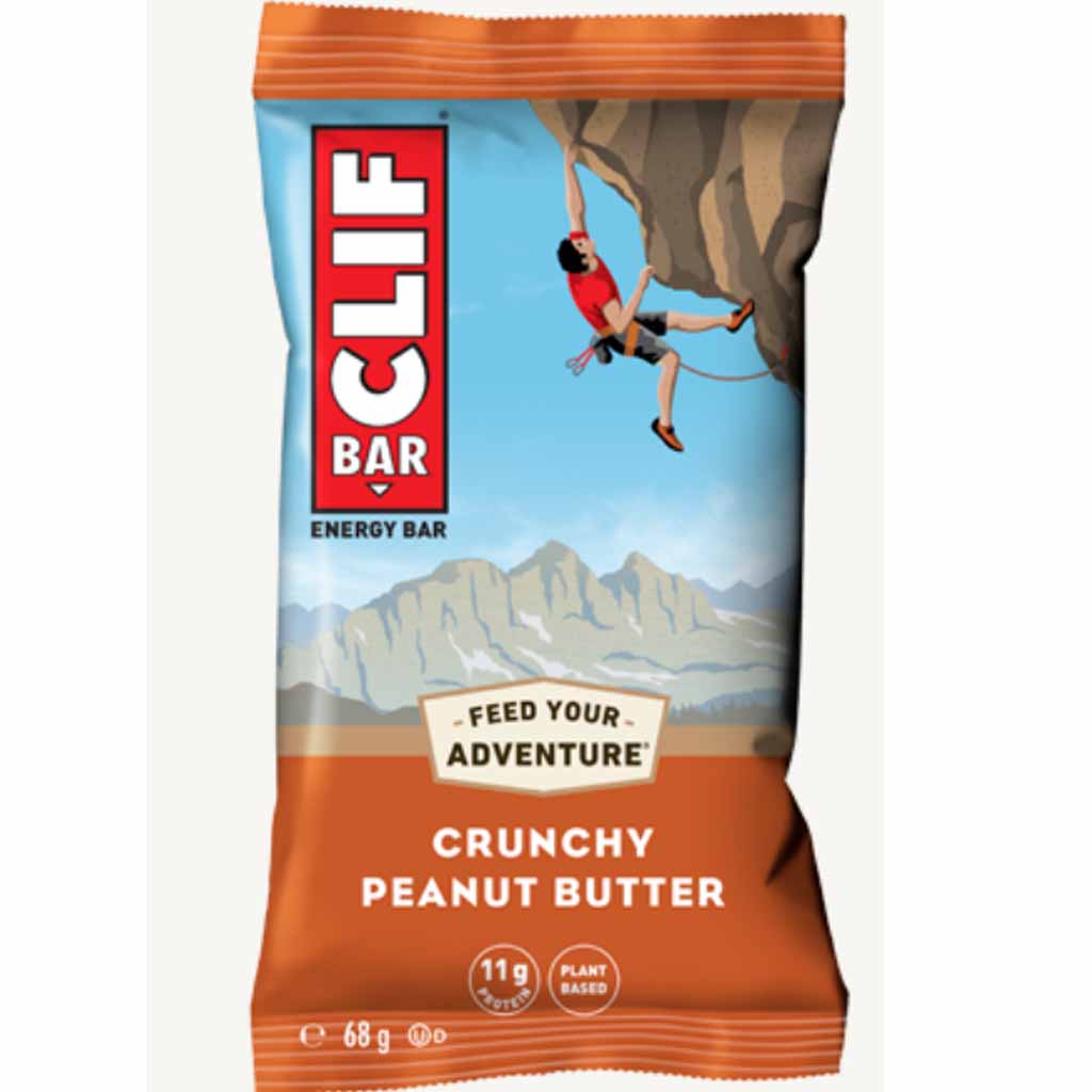 Clif Bar Energy Riegel Crunchy Peanut Butter 12 x 68g = 816g MHD:2.4.25