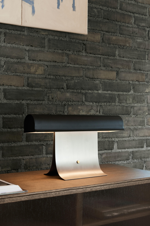 Northern Archive tafellamp B50 LED zwart/staal