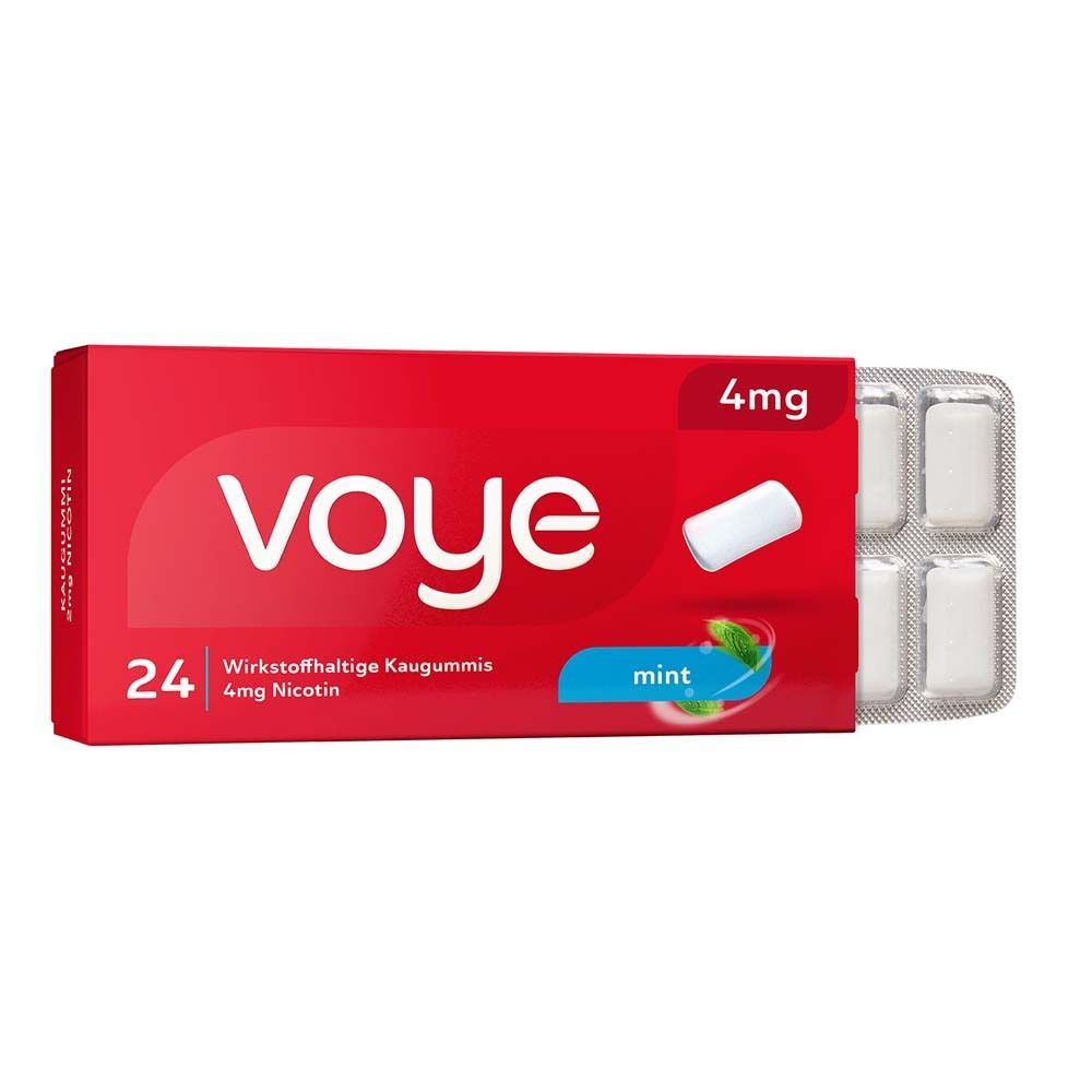 Voye Mint 4mg wirkstoffhaltiges Kaugummi