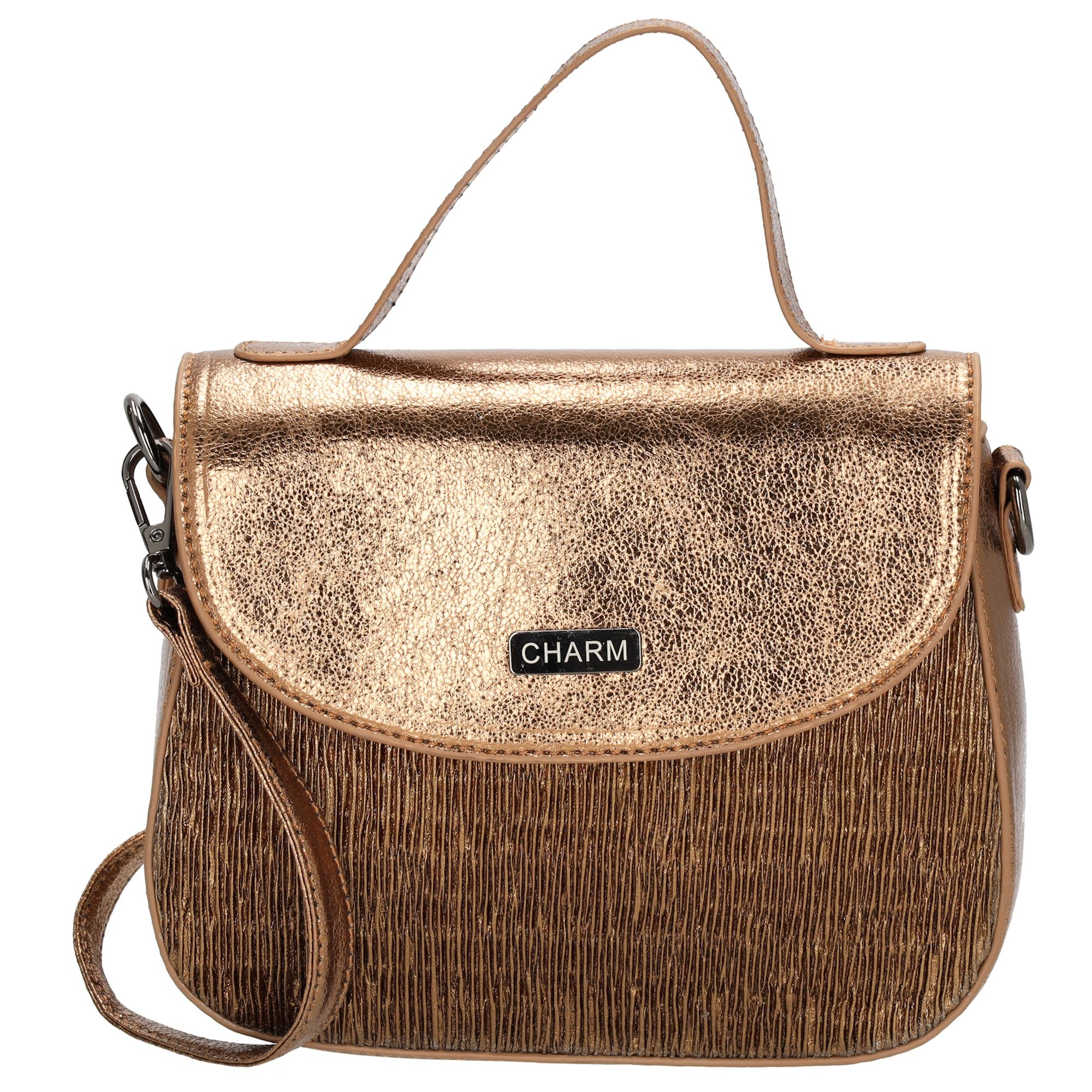 Charm London Kingsway Schoudertas Overslag Brons