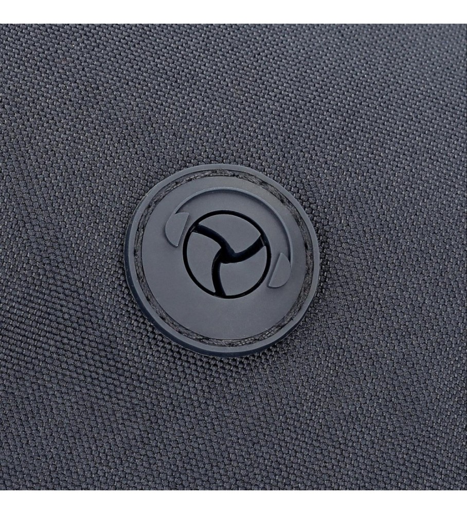 Mochila para laptop Pepe Jeans Clark com dois compartimentos e rodinhas, vermelha