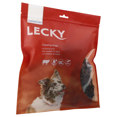 Lecky Chewing-Strips mit Rinderlunge 5Stk.