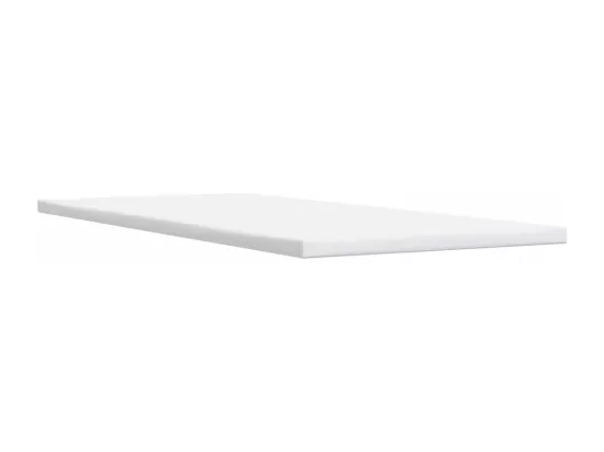 Sommier à lattes de lit avec matelas Bleu 90x190 cm Tissu