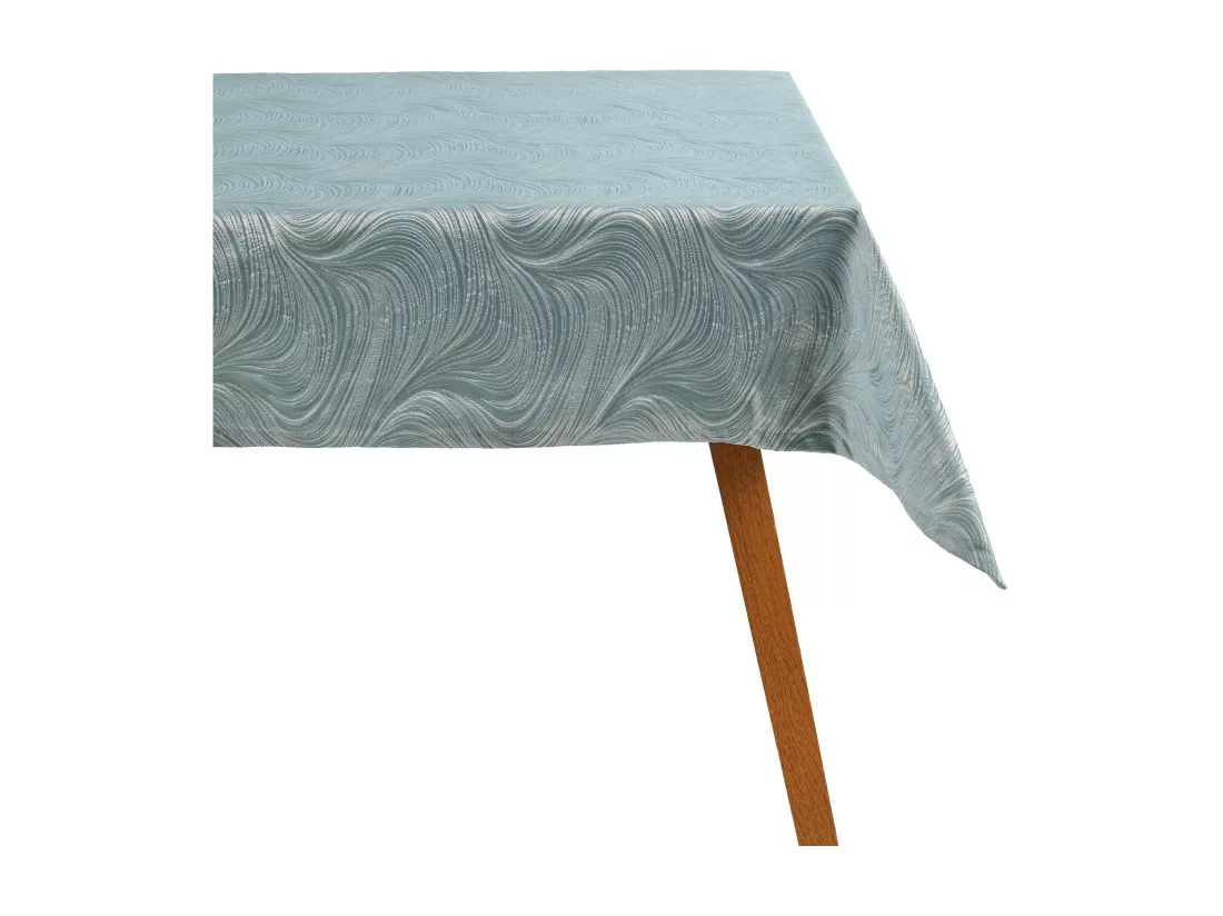 Nappe Floah bleu moyen 150 x 220