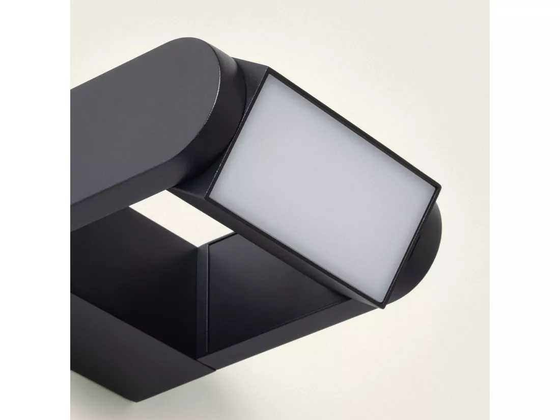 Applique Murale LED 6W Aluminumo Bakulo Noire Noir