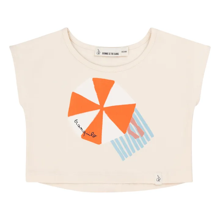 Bonnie & The Gang T-shirt Court Goldie Coton Bio | Beige rosé