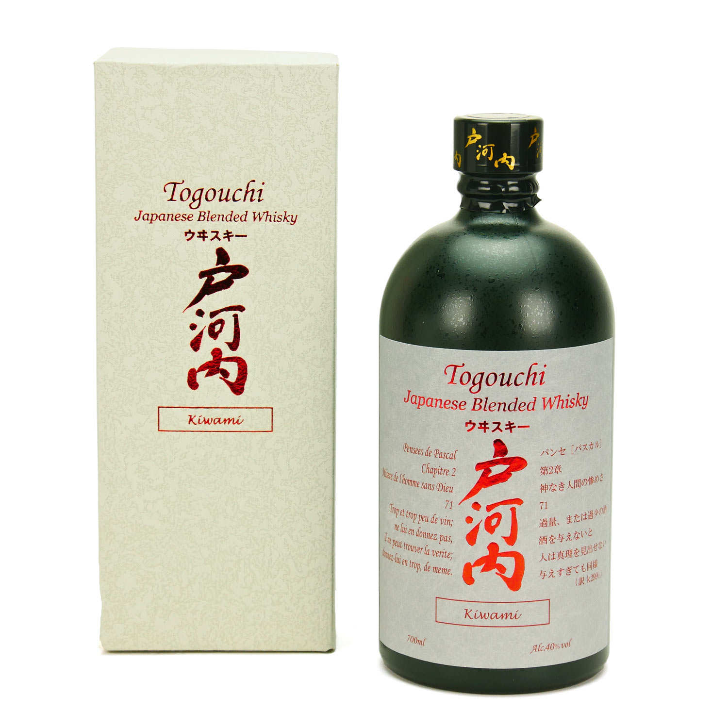 Whisky japonnais Togouchi Kiwami 40%