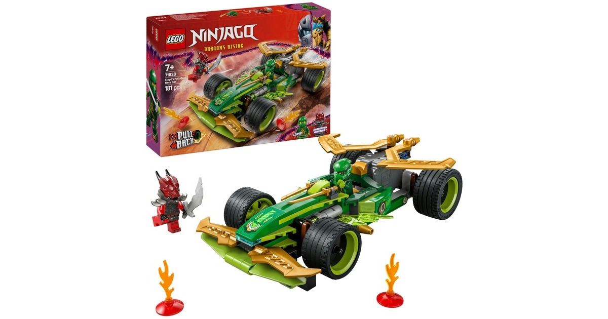 LEGONinjago - Lloyds pull-back racewagen Constructiespeelgoed  (71828)