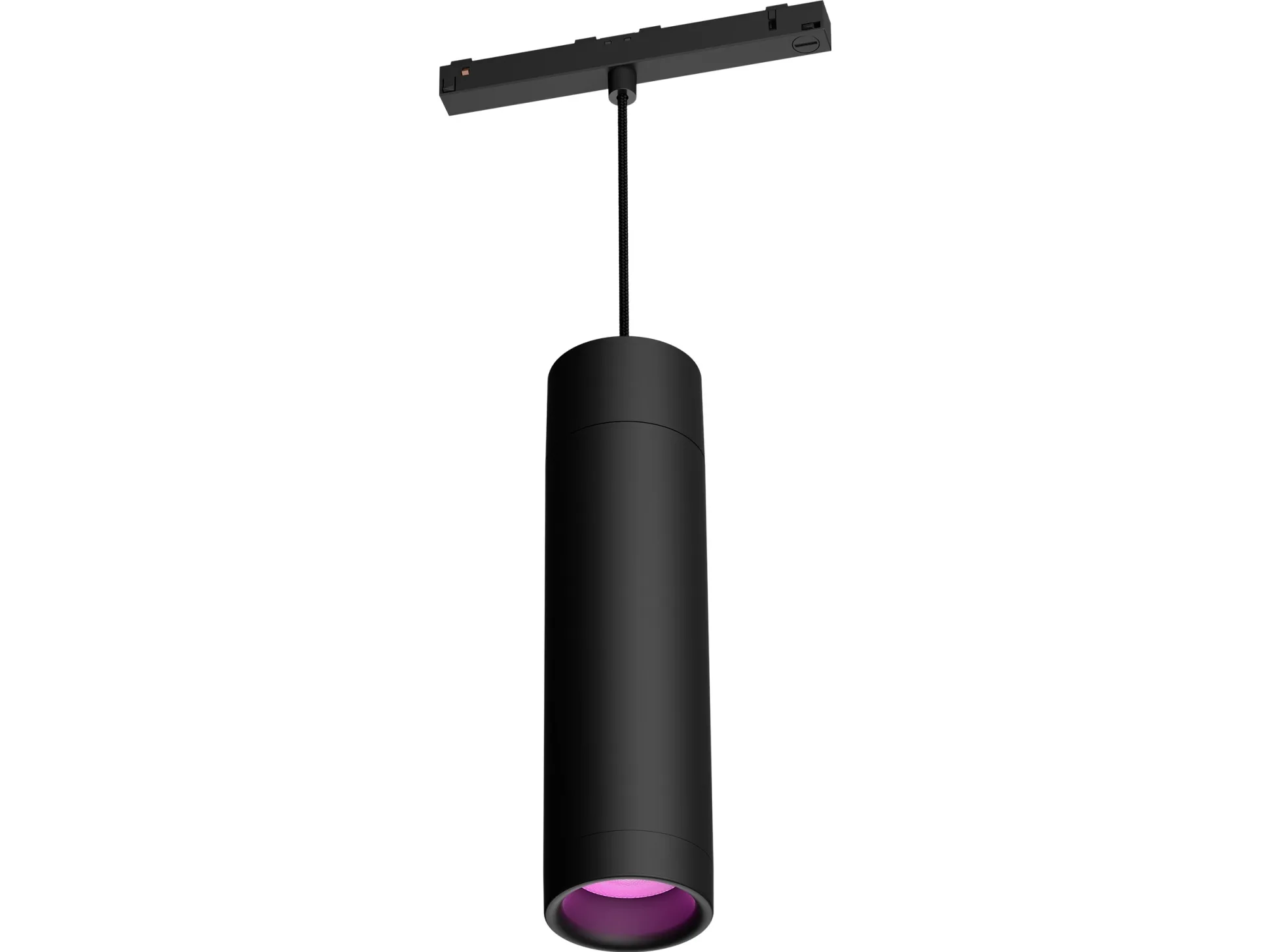 Philips Hue White and Color Ambiance - Vedhængslampe - LED-lyspære - 5.2 W - 2000-6500 K - cylinder - sort